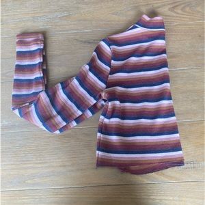 Striped Cropped Long Sleeve. American Eagle